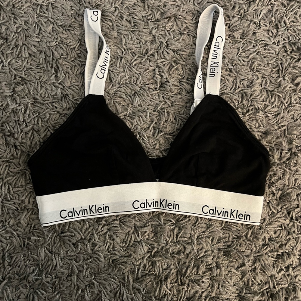 Calvin Klein Black and White Bralette